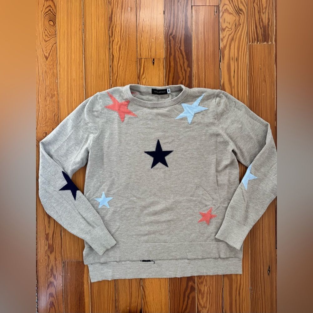 Jacqueline B Star Patterned Sweater